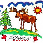 Canada Moose Pillow Painting Kit
