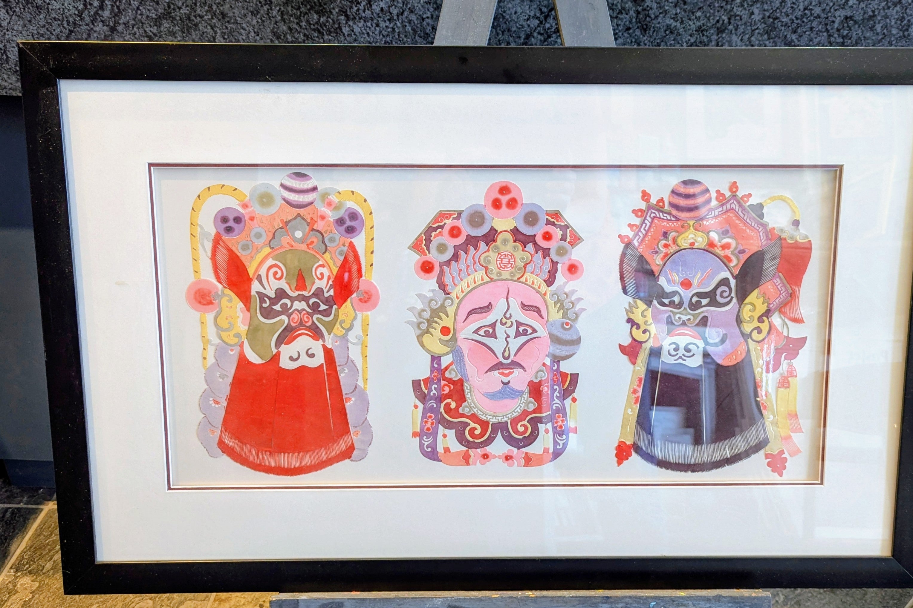Chinese Paper Opera Masks