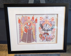 Chinese Paper Opera Masks