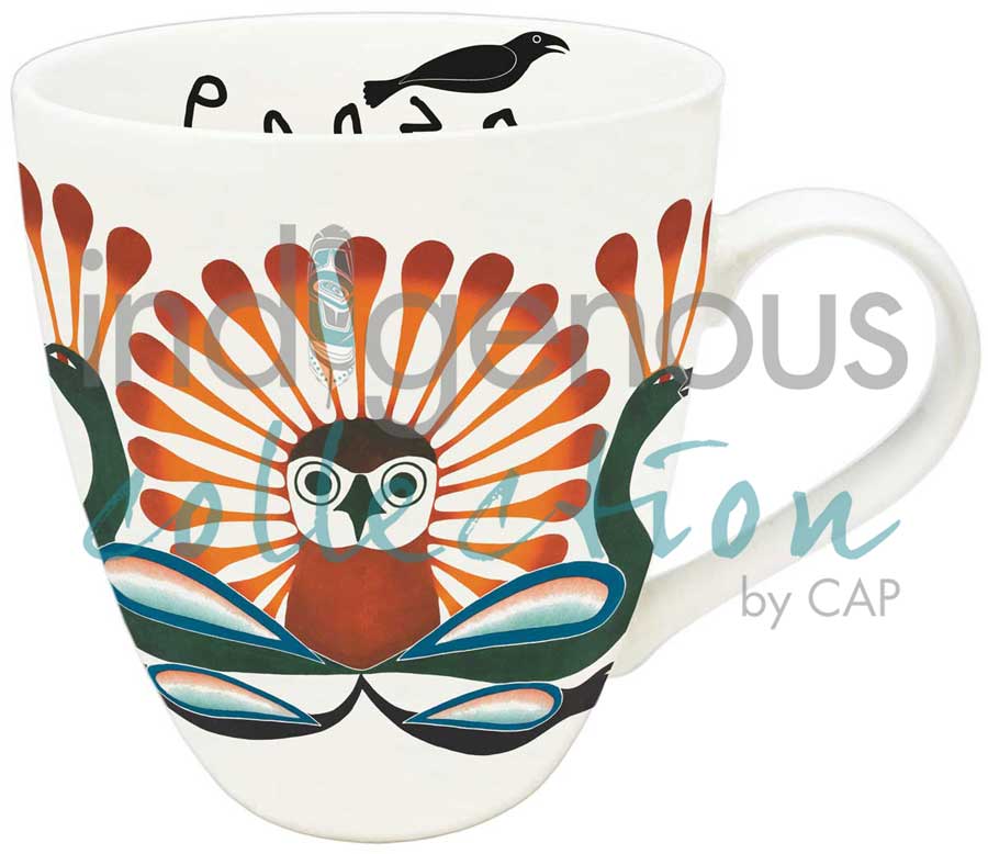 Kenojuak Ashevak,  Sunburst Owl, Mug